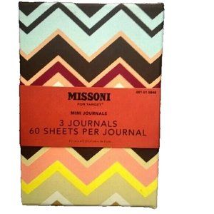 Missoni for target Set of 3 journals note books